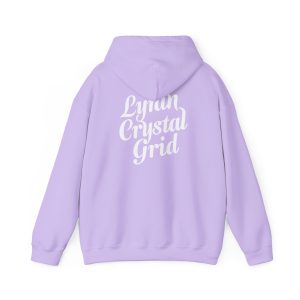 Lyran Crystal Grid Hoodie — Logo Hooded Sweatshirt